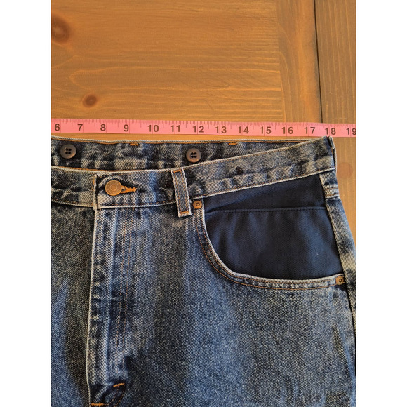 Gander Mountain Jeans Men's 36 x 33 Straight Leg Suspender button Denim - Picture 6 of 15